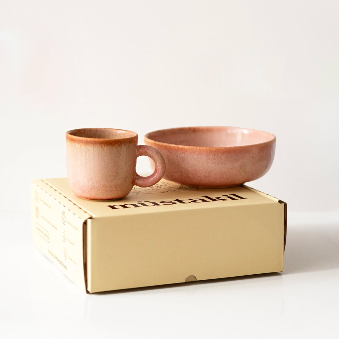 Kahvaltı Ritüeli: Gonca Pembe Bowl + Kupa