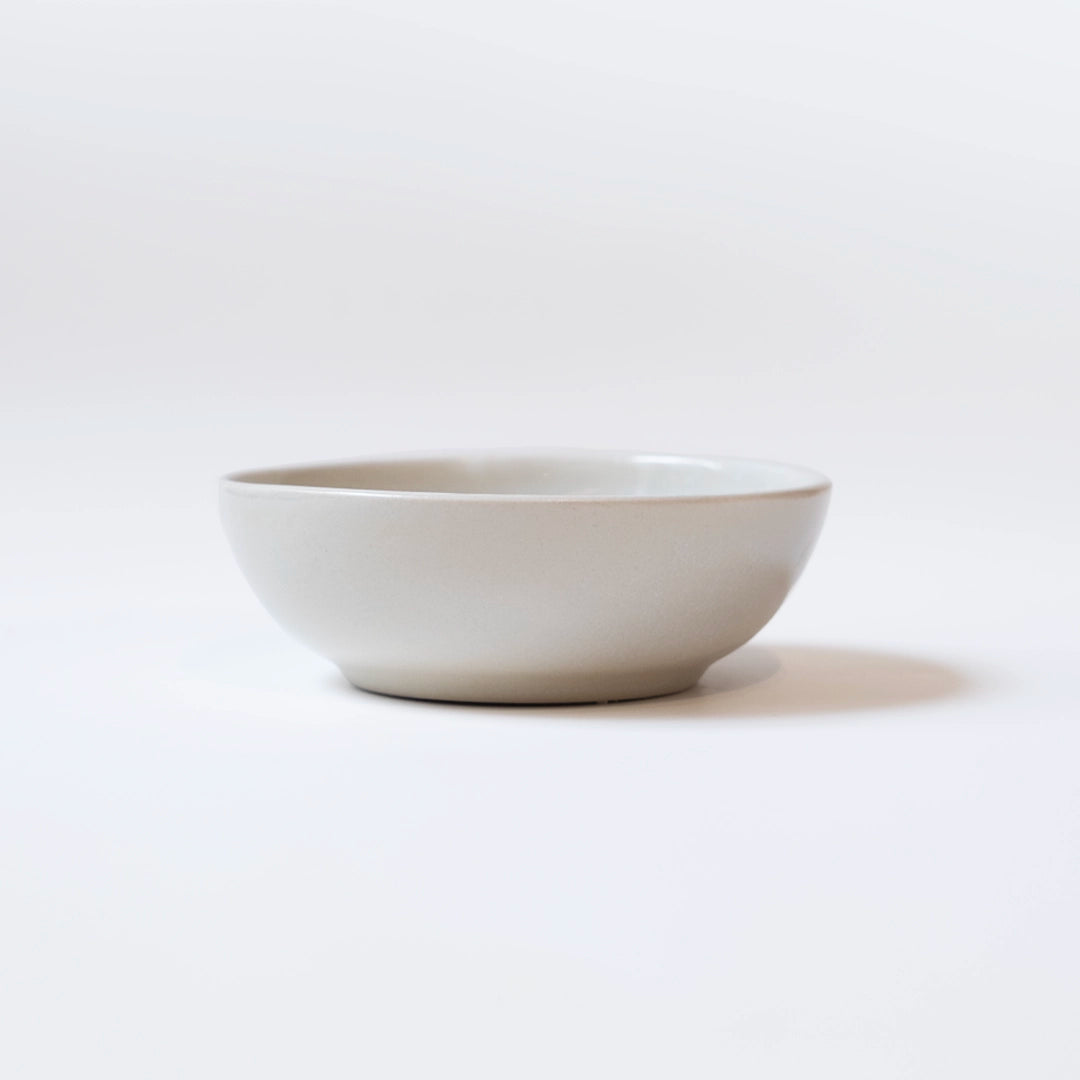 Stoneware Kase - İnci Beyaz