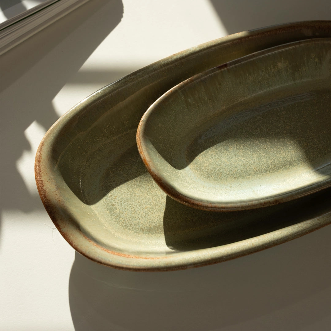 Stoneware Kayık Sosluk - Müdavim Yeşil