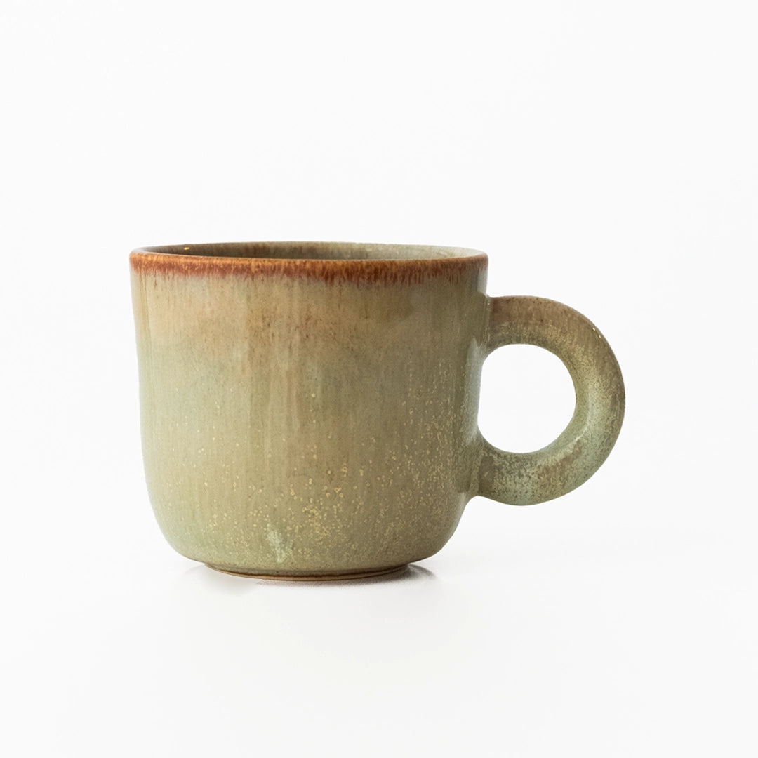 Stoneware Kupa - Müdavim Yeşil