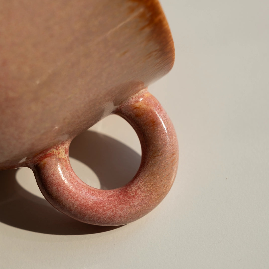 Stoneware Kupa - Gonca Pembe