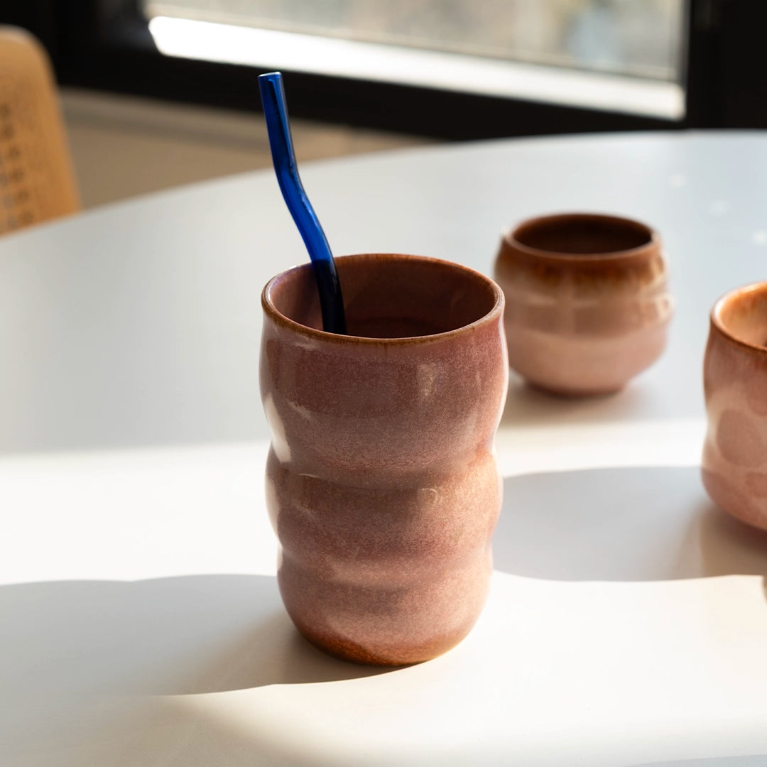 Stoneware Lungo Bardak - Gonca Pembe