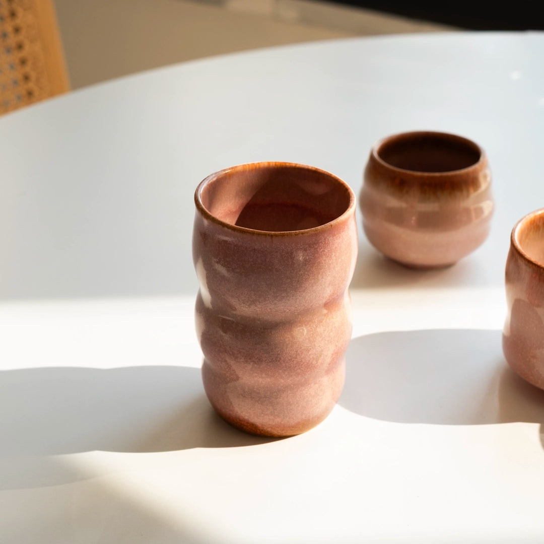 Stoneware Lungo Bardak - Gonca Pembe