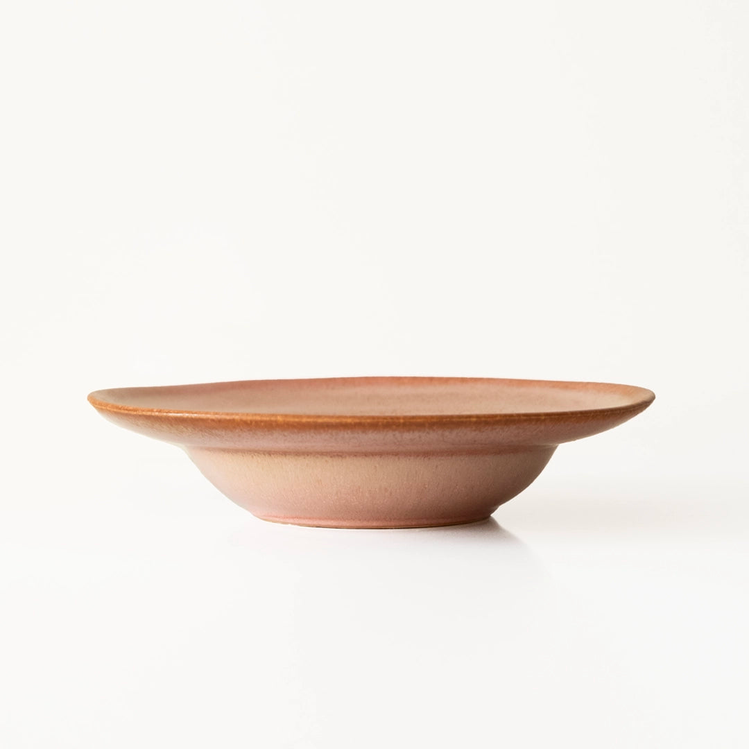 Stoneware Makarna Tabağı - Gonca Pembe