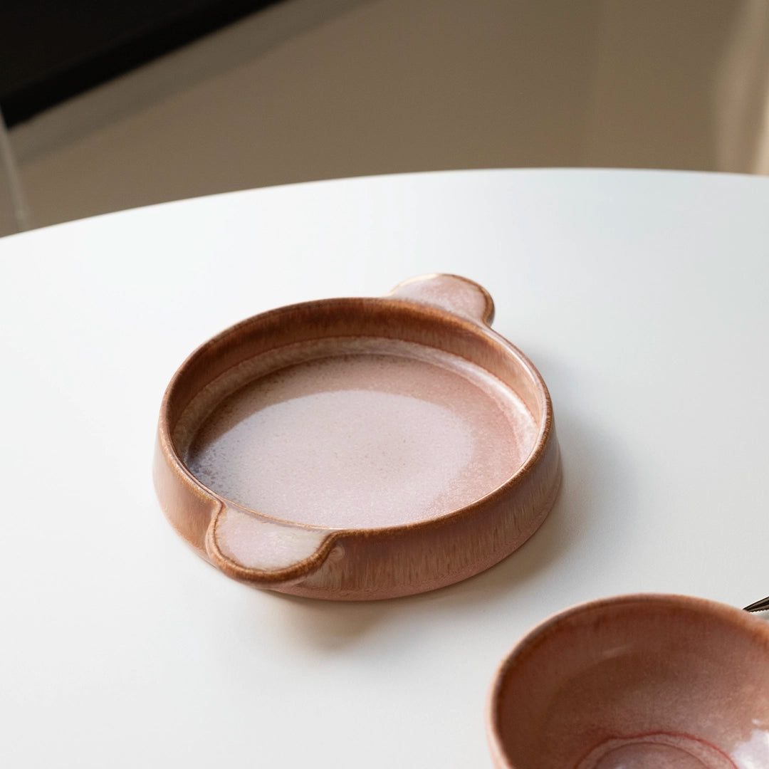 Stoneware Meze Tabağı - Gonca Pembe