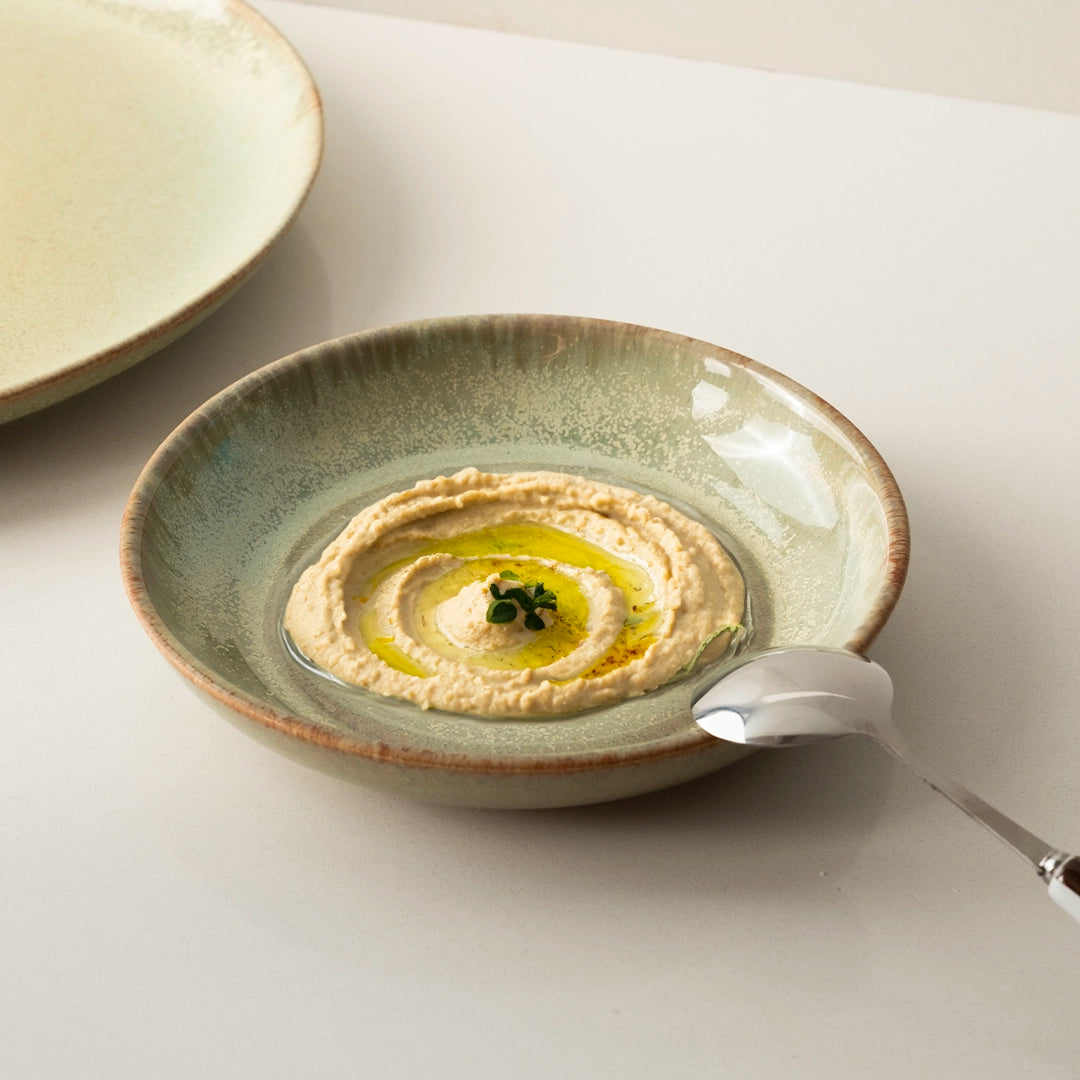 Stoneware Mezelik Tabak - Müdavim Yeşil