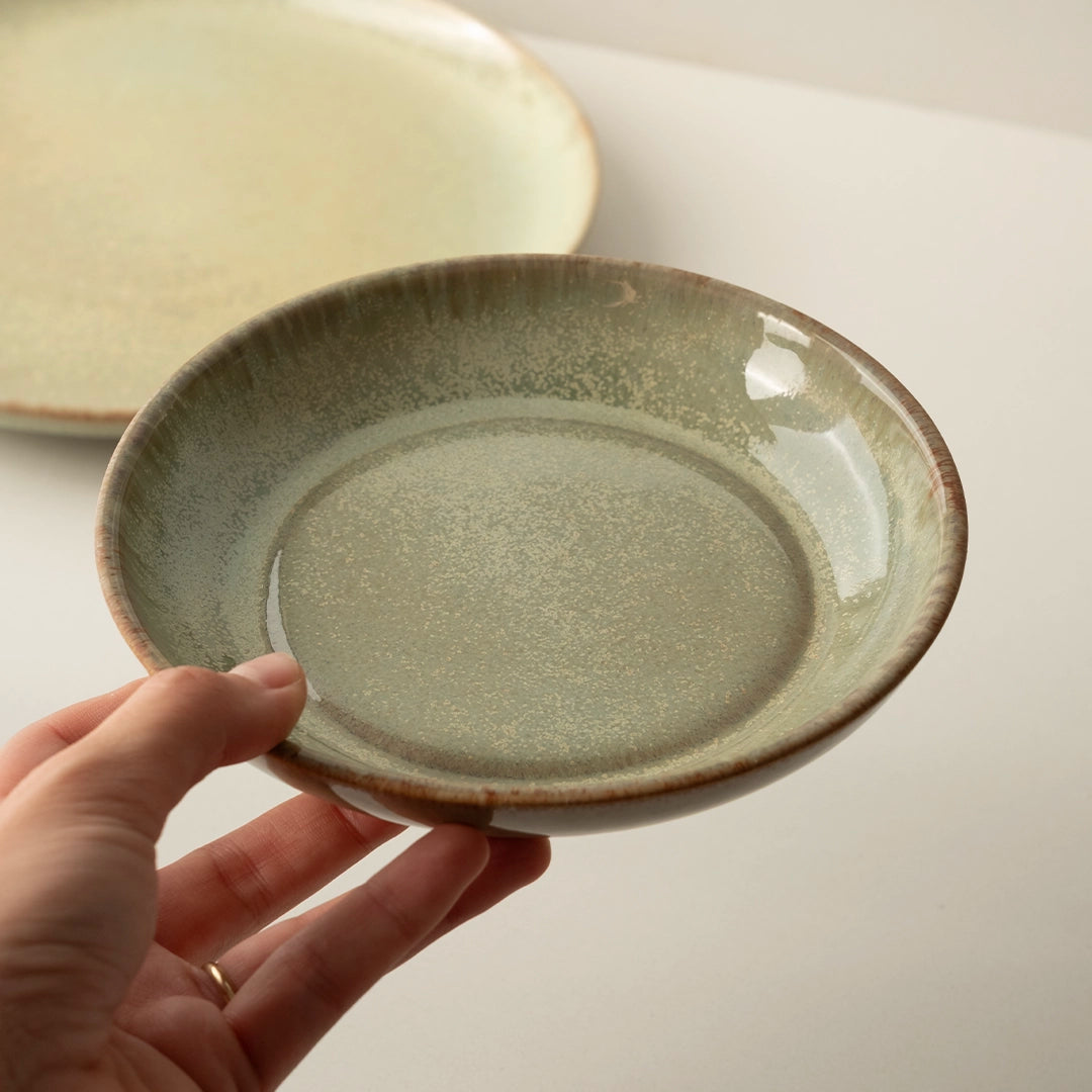 Stoneware Mezelik Tabak - Müdavim Yeşil