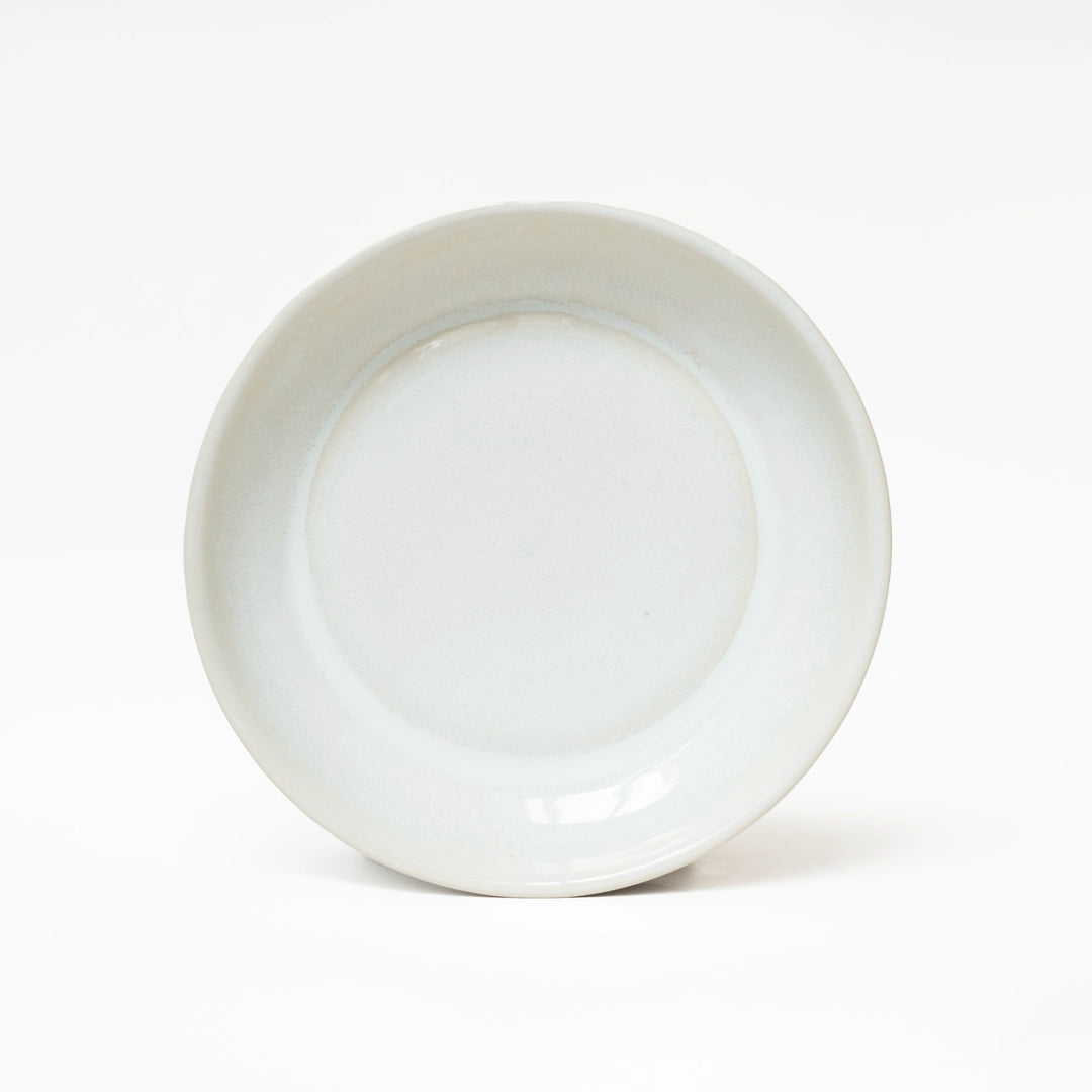 Stoneware Mezelik Tabak - İnci Beyaz