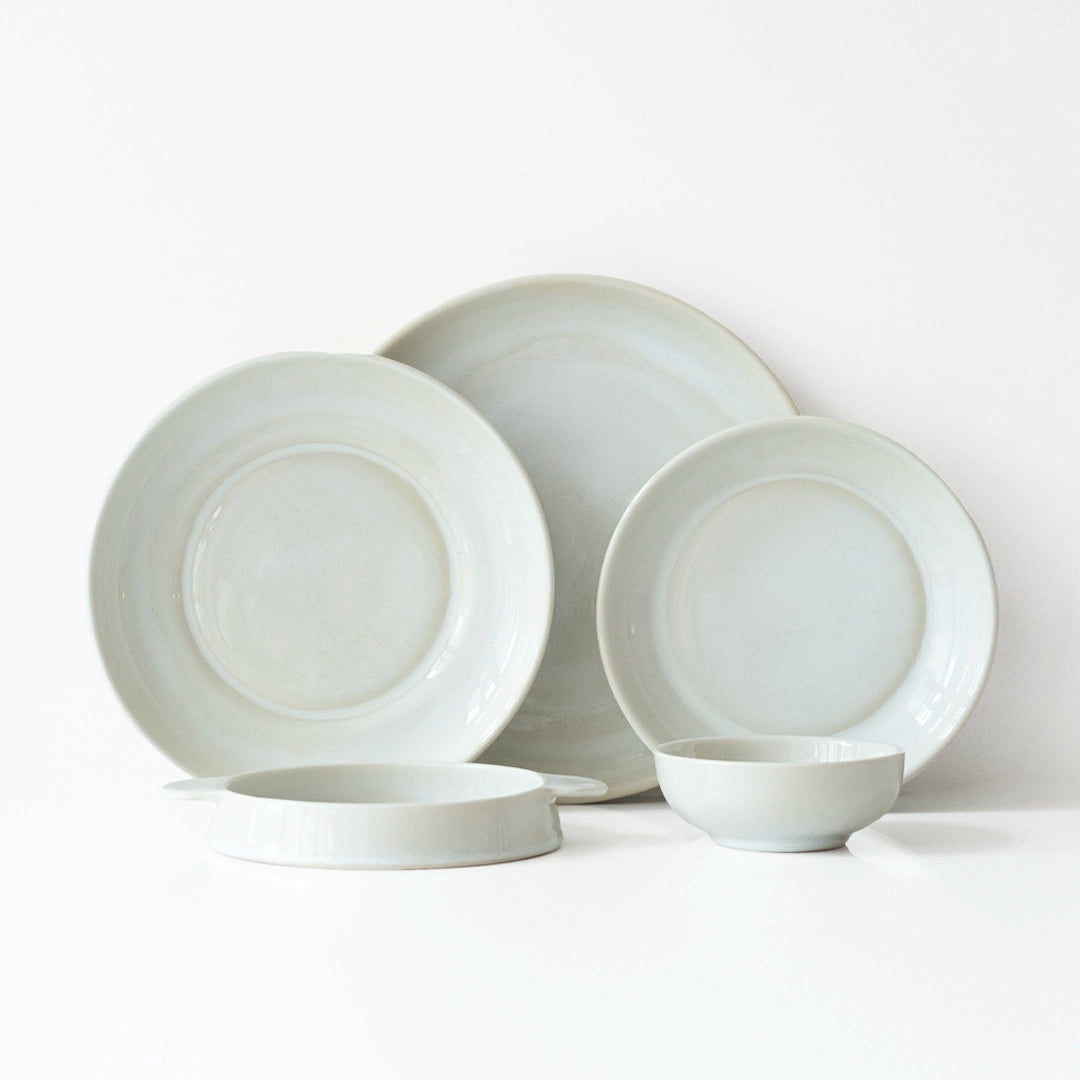 Kalabalık Sofralar Mezelikli Kahvaltı Takımı - İnci Beyaz