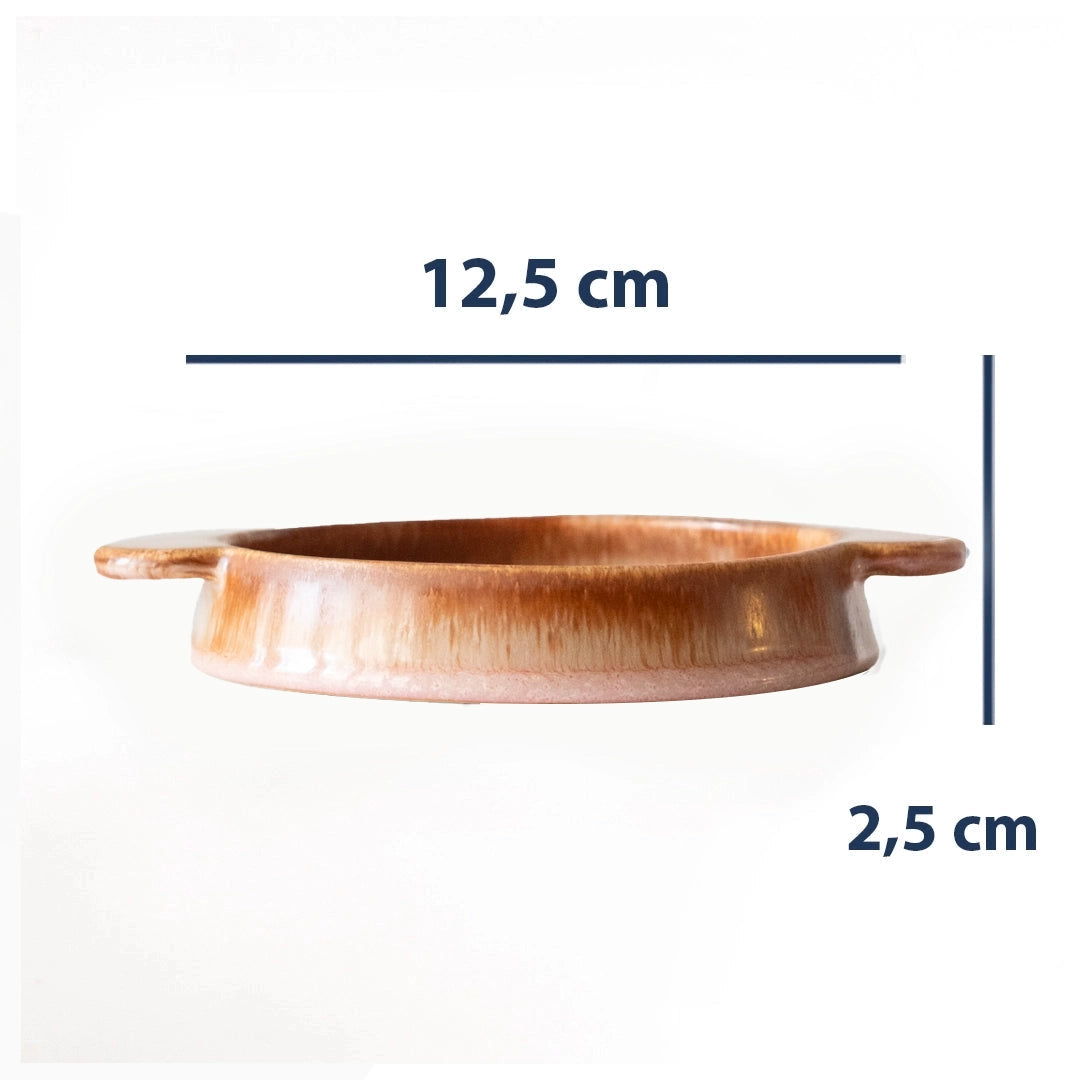 Stoneware Meze Tabağı - Gonca Pembe
