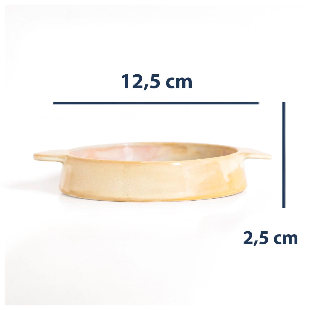 Stoneware Meze Tabağı - Müdavim Pembe