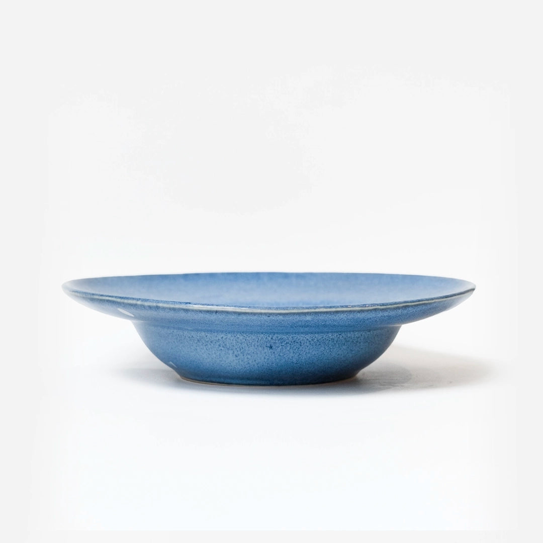 Stoneware Makarna Tabağı - Sayfi Mavi