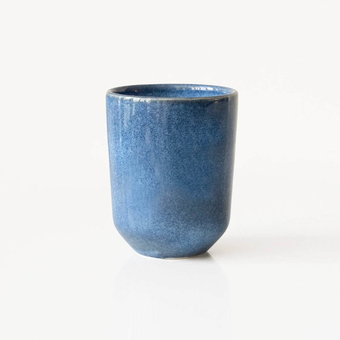 Stoneware Tumbler Bardak - Sayfi Mavi