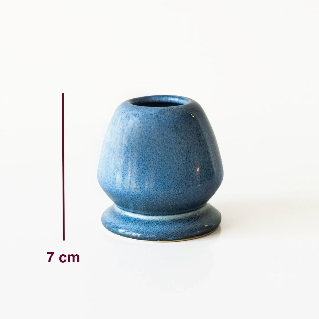 Stoneware Matcha Whisk Tutucu - Sayfi Mavi