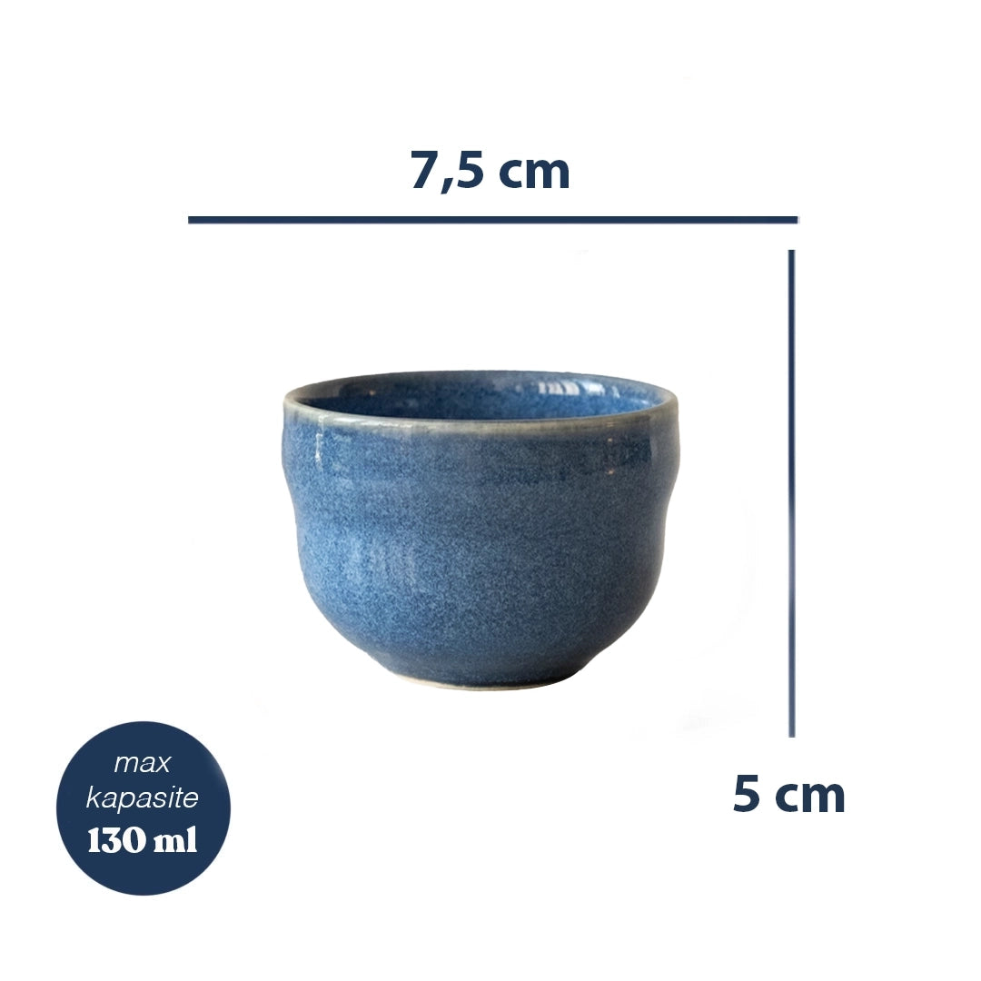 Stoneware Cortado Bardak - Sayfi Mavi