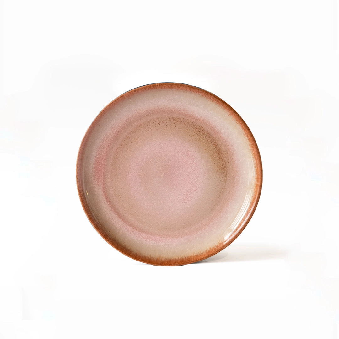 Stoneware Tatlı Tabağı - Gonca Pembe