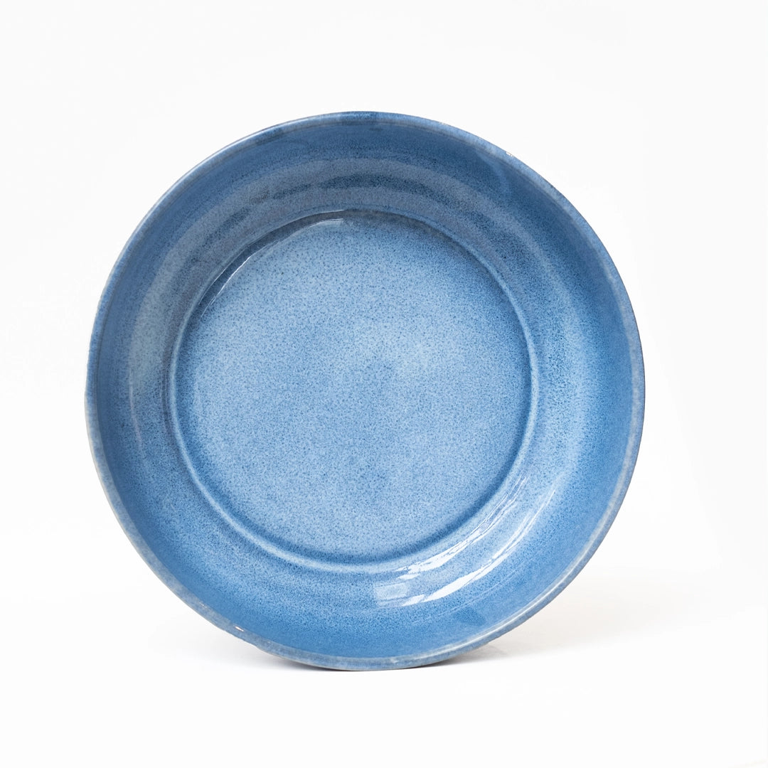 Stoneware Yayvan Bowl - Sayfi Mavi