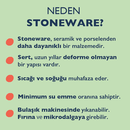 Stoneware Derin Tabak - Müdavim Yeşil