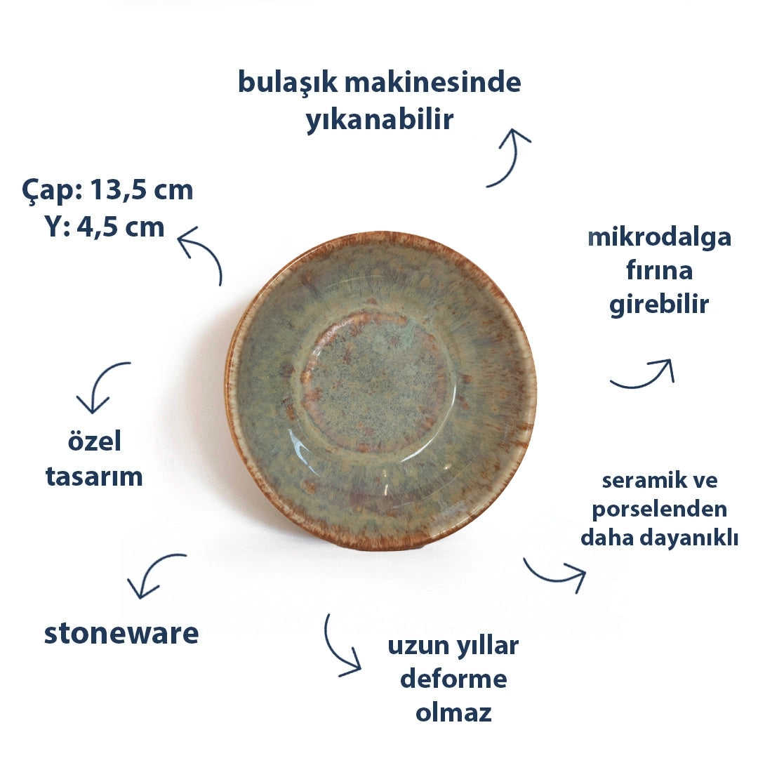 Stoneware Derin Tabak - Müdavim Yeşil