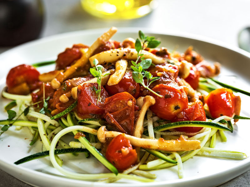 Yoğurtlu Kabak Spagetti Tarifi
