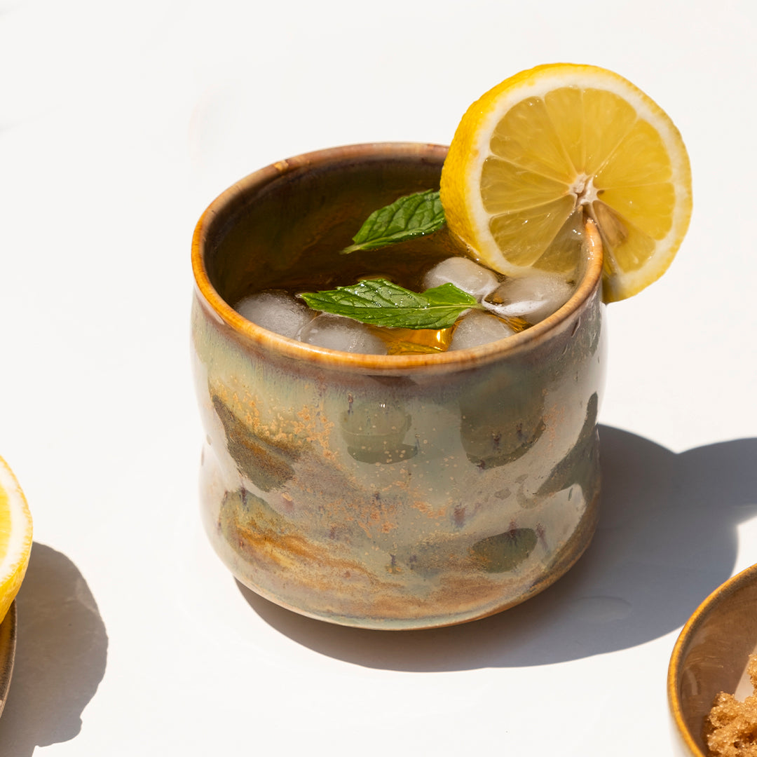 Stoneware Büyük Bardak - Müdavim Yeşil