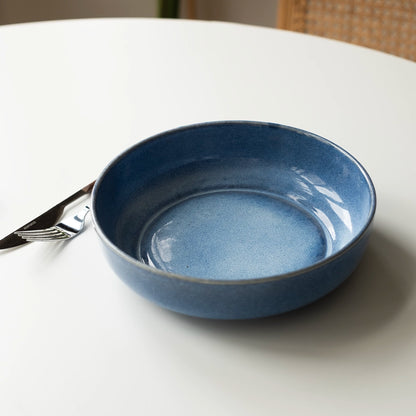 Stoneware Yayvan Bowl - Sayfi Mavi