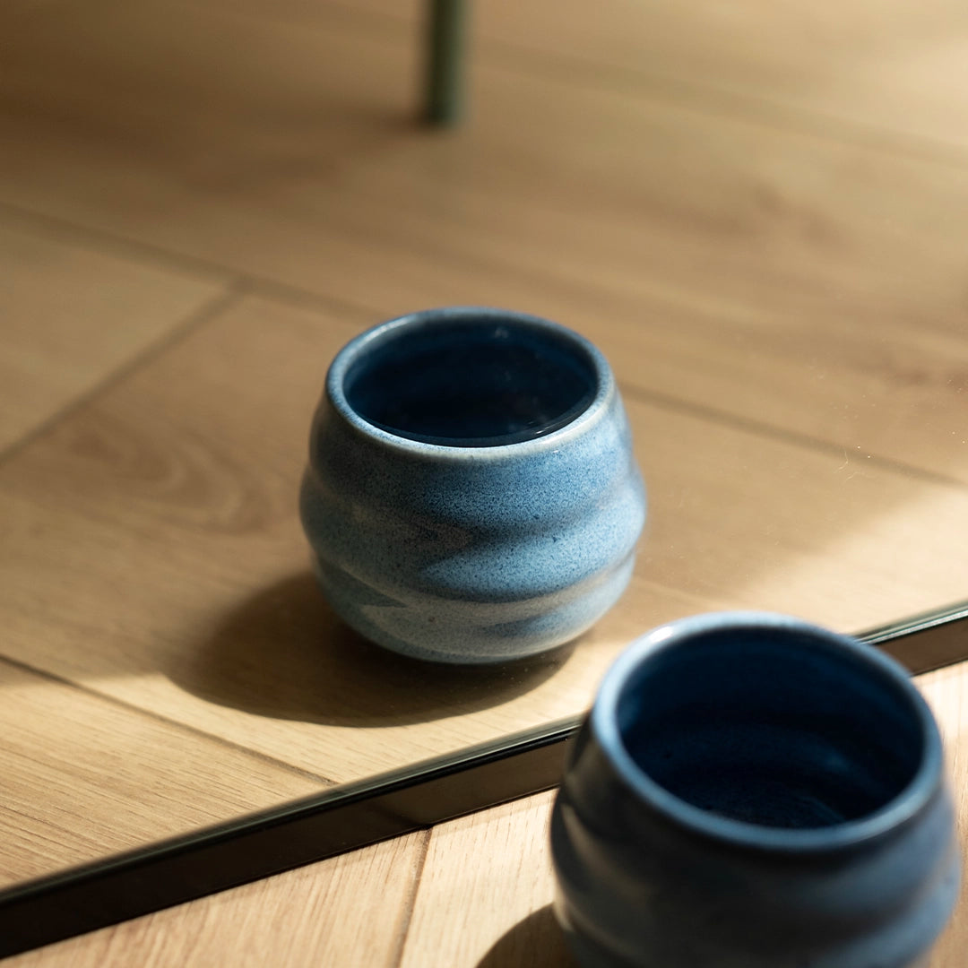 Stoneware Bardak - Sayfi Mavi