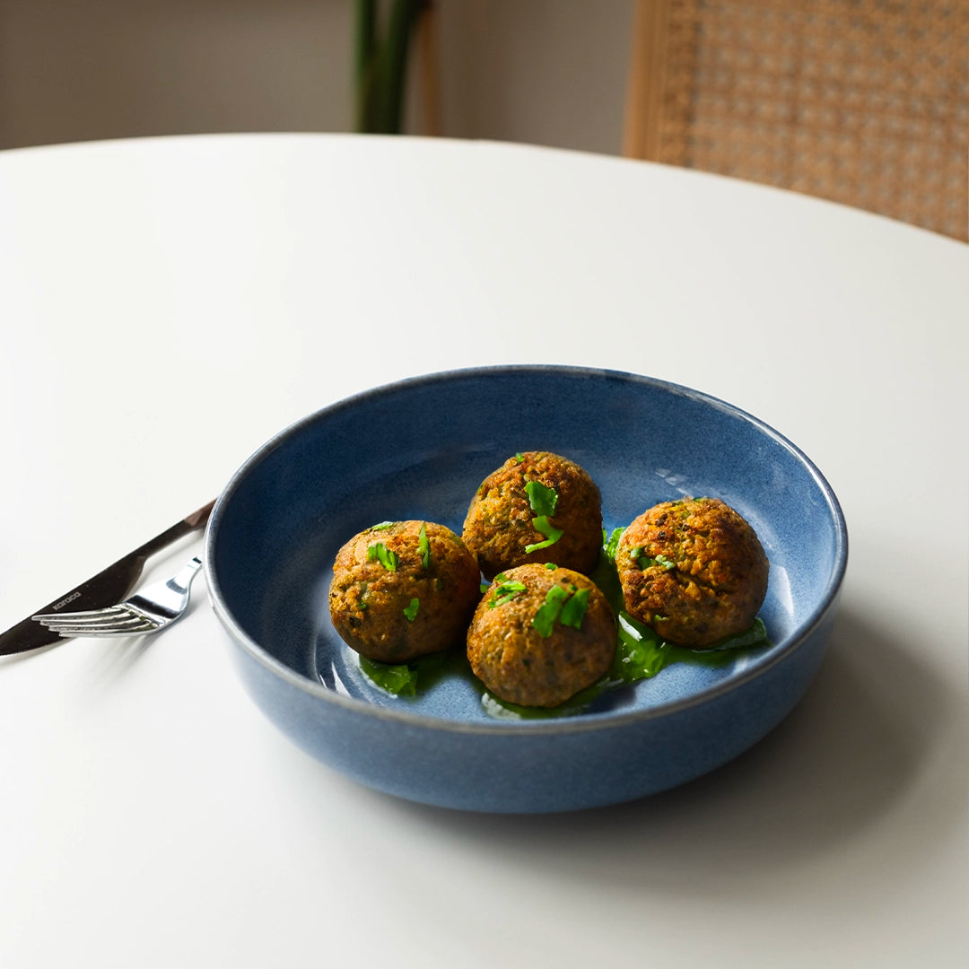 Stoneware Yayvan Bowl - Sayfi Mavi