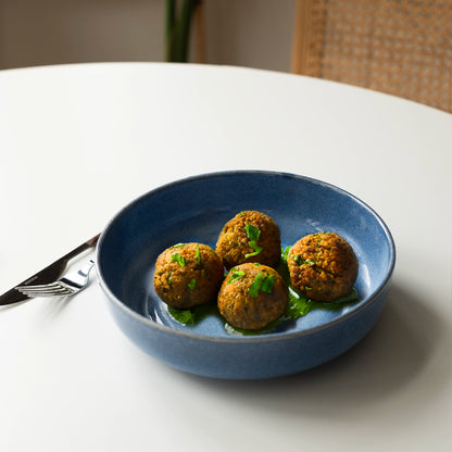 Stoneware Yayvan Bowl - Sayfi Mavi
