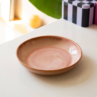 Stoneware Mezelik Tabak - Gonca Pembe