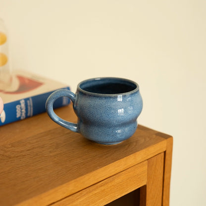 Stoneware Büyük Kupa - Sayfi Mavi