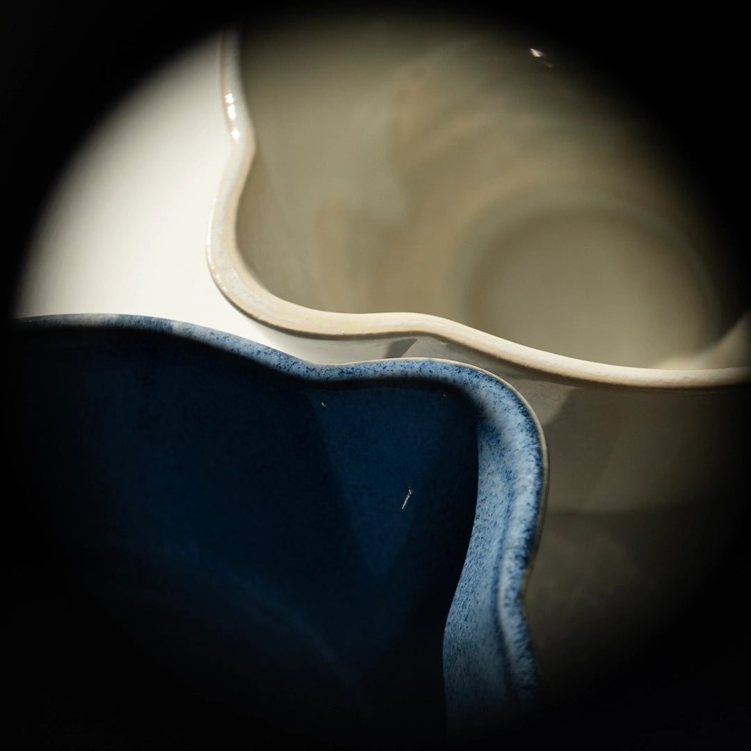 Stoneware Matcha Kasesi - Sayfi Mavi