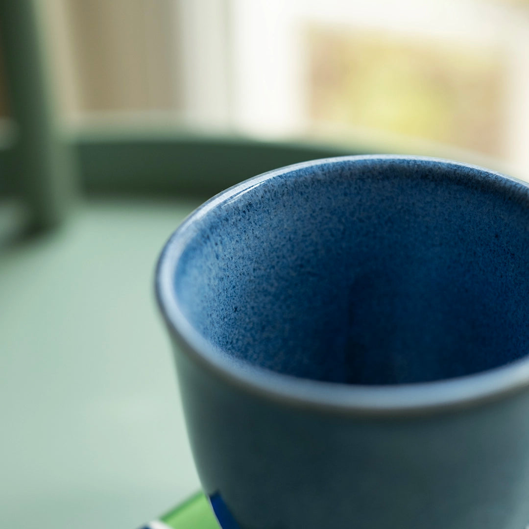 Stoneware Chawan Bardak - Sayfi Mavi