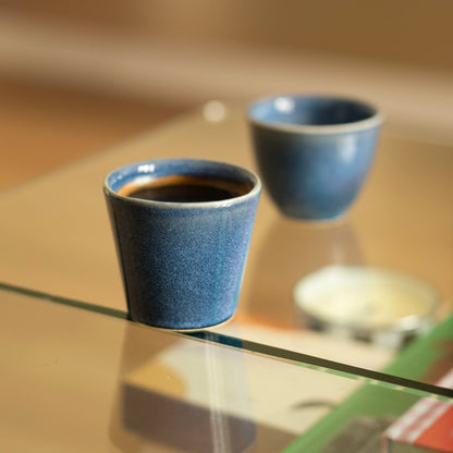 Stoneware Espresso Bardağı - Sayfi Mavi