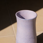 Stoneware Sütun Vazo - Mor