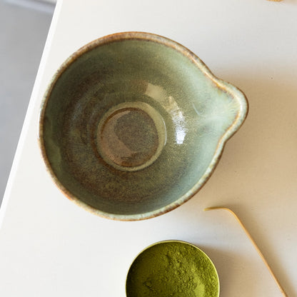 Matcha Ritüeli: Müdavim Yeşil Matcha Kase+Whisk Tutucu+Bambu Whisk