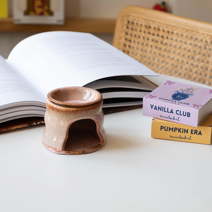 Stoneware Buhurdanlık - Gonca Pembe