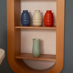 Stoneware Bombeli Vazo - Mavi