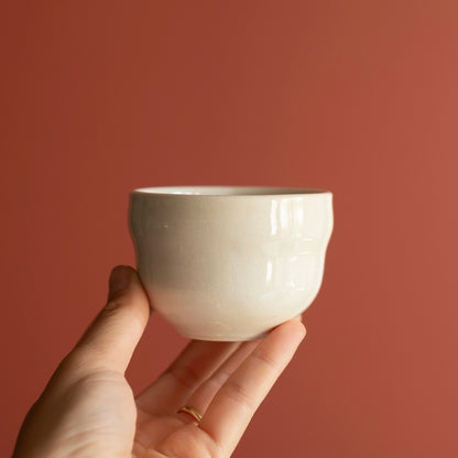 Stoneware Cortado Bardak - İnci Beyaz
