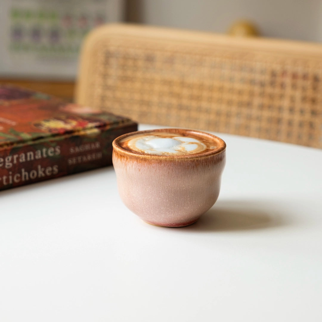 Stoneware Cortado Bardak - Gonca Pembe