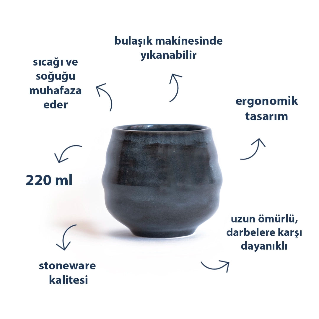 Stoneware Bardak I - Sakin Gece