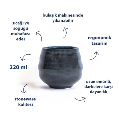 Stoneware Bardak I - Sakin Gece