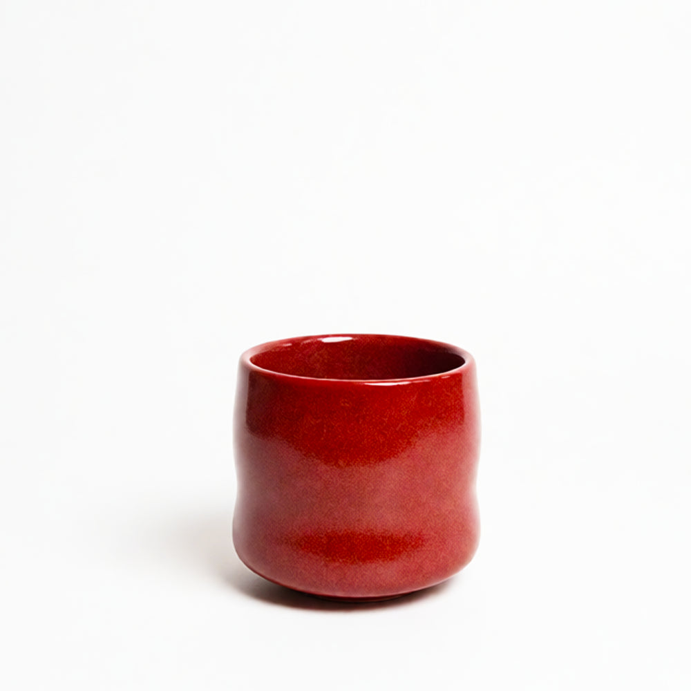 Stoneware Büyük Bardak - Dem Kırmızı