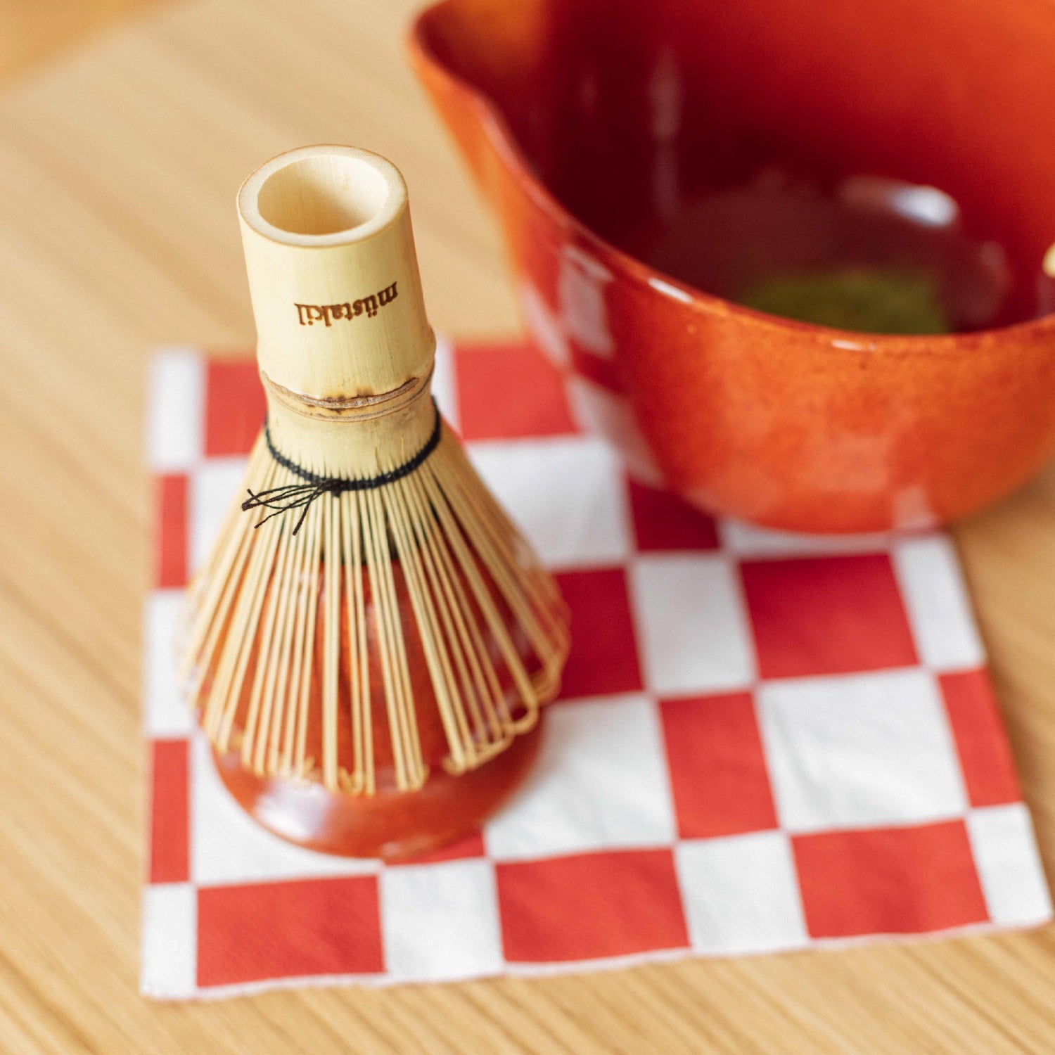 Yılbaşı Özel Matcha Hediye Seti - Dem Matcha Kase+Whisk Tutucu+Bambu Whisk