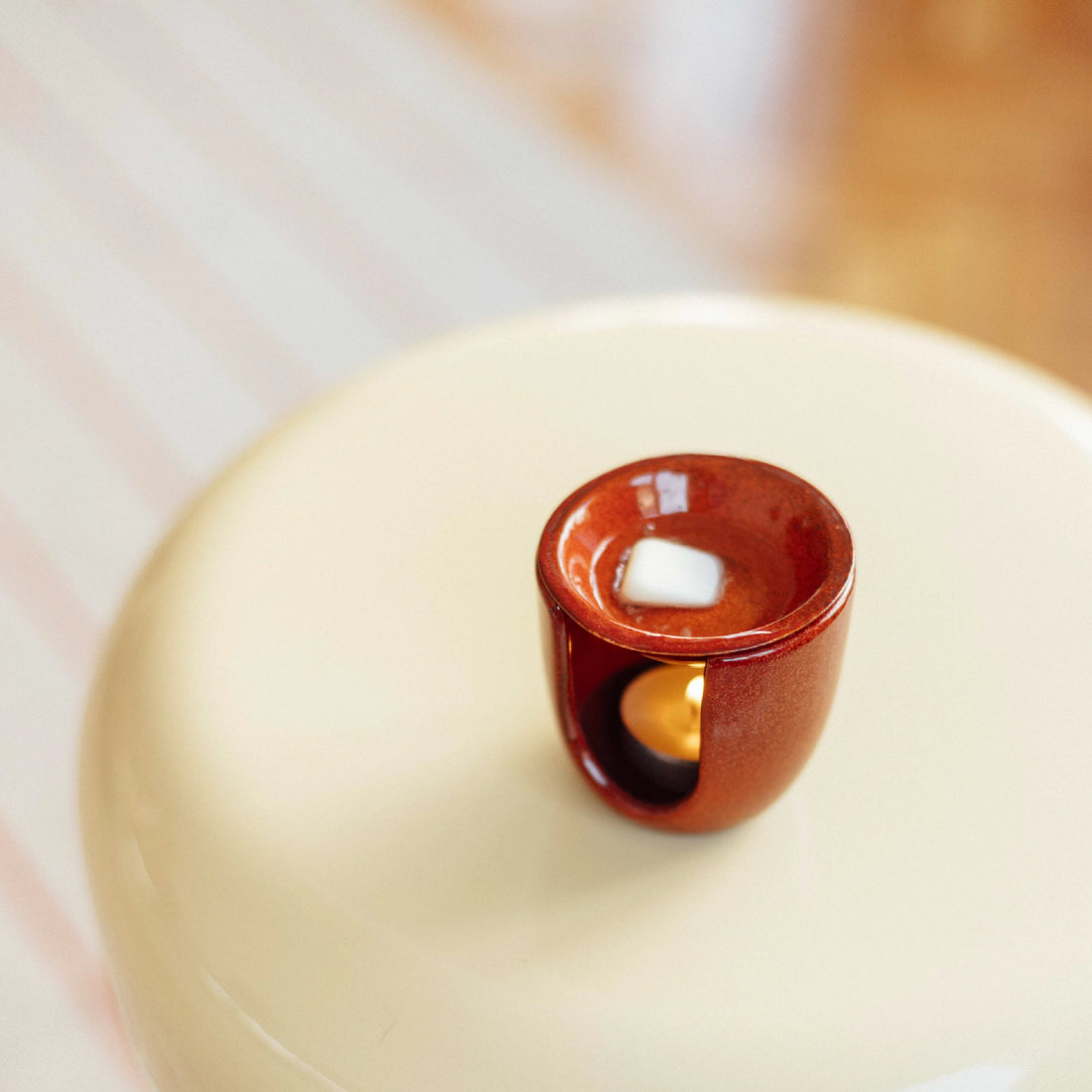 Stoneware Buhurdanlık II - Dem Kırmızı