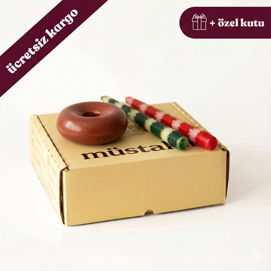 Dem Donut Şamdan + 2&