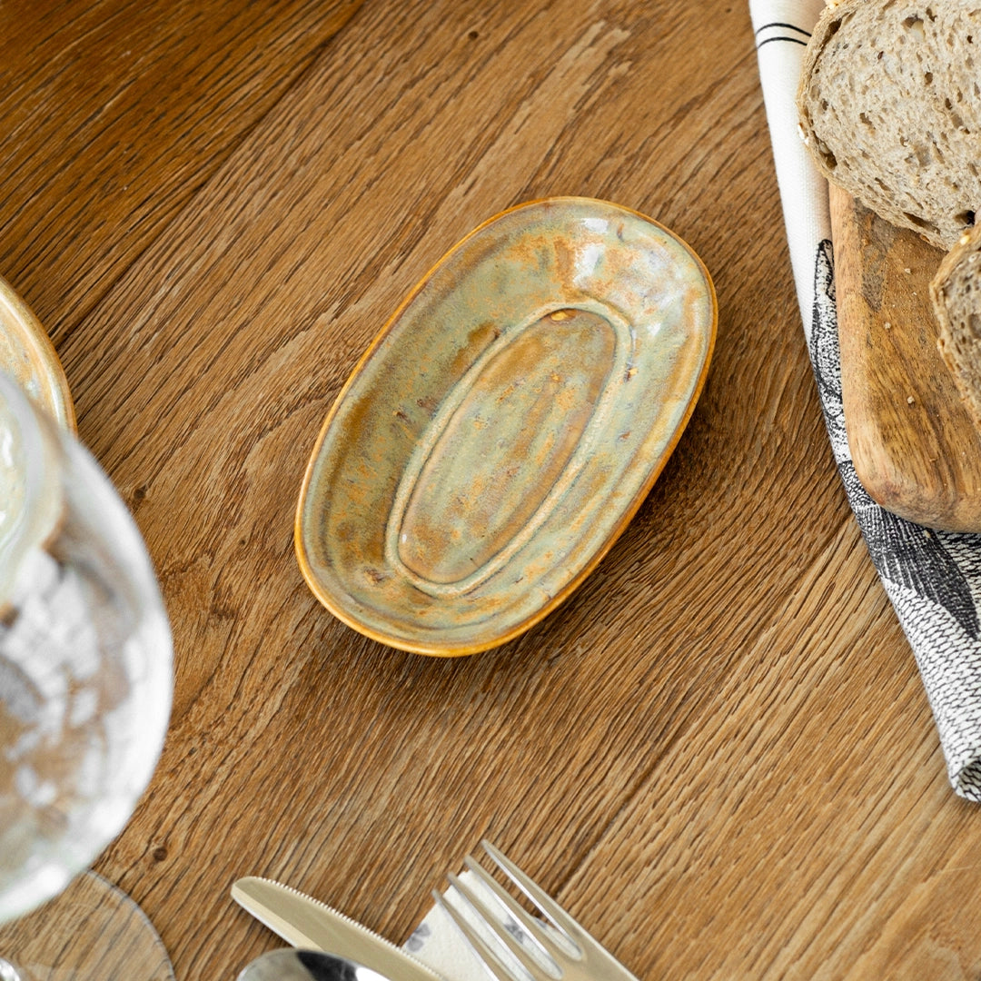Stoneware Kayık Sosluk - Müdavim Yeşil