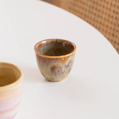 Stoneware Espresso Chawan - Müdavim Yeşil