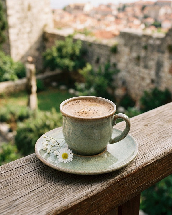 Stoneware Türk Kahvesi Fincanı Klasik
