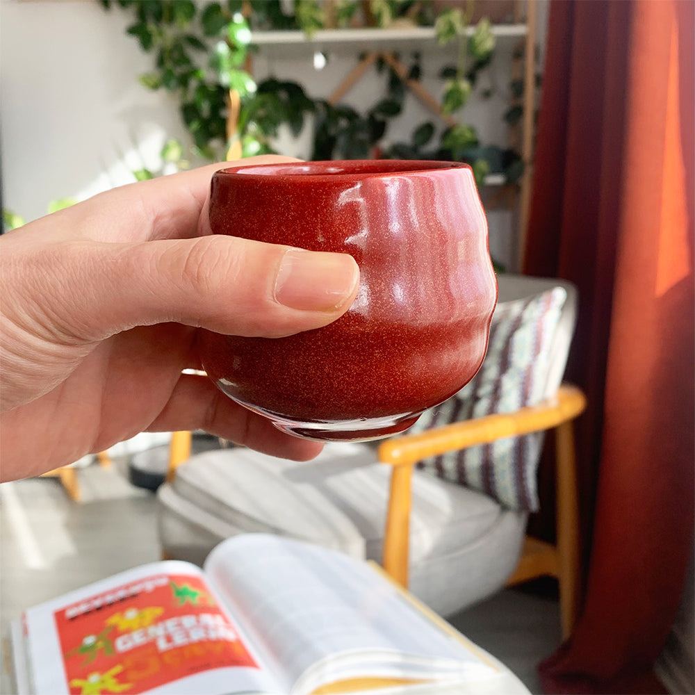 Stoneware Bardak - Dem Kırmızı